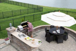 Take the Party Outside with Outdoor Kitchen Islands